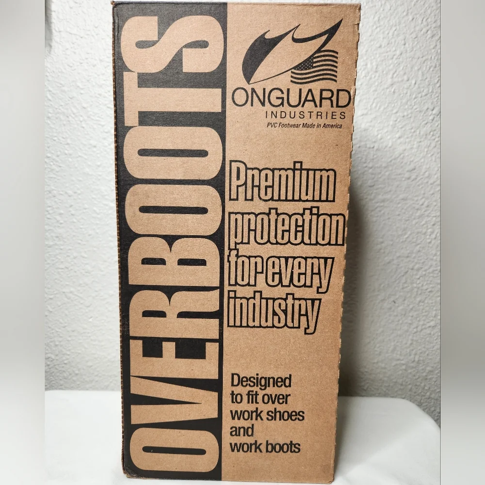 Onguard Industries Overboots Black Size Large NIB